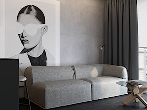 M598 Mieszkanie w Krakowie - Salon, styl nowoczesny - zdjęcie od Mist Architects