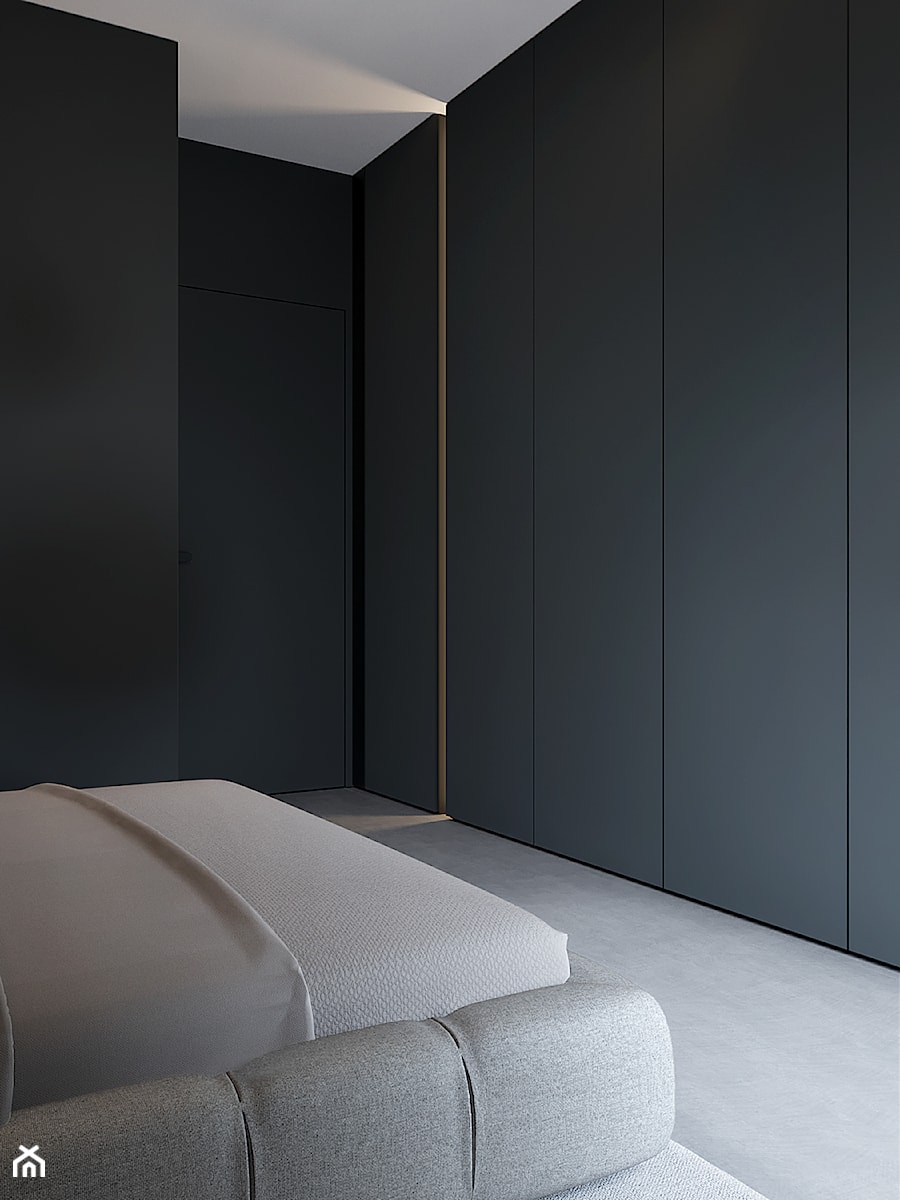 M598 Mieszkanie w Krakowie - Sypialnia, styl minimalistyczny - zdjęcie od Mist Architects