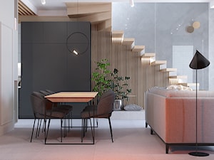 D395 Dom w Tychach - Jadalnia, styl nowoczesny - zdjęcie od Mist Architects