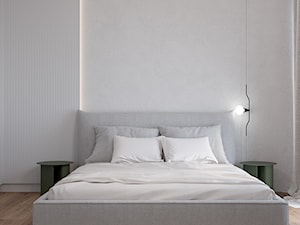 D495 Dom w Krakowie - Sypialnia, styl minimalistyczny - zdjęcie od Mist Architects