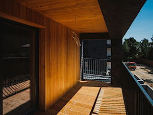 Elewacja drewniana - Taras, styl nowoczesny - zdjęcie od Drewno Dla Domu
