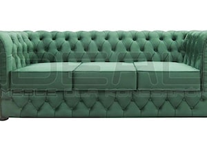 Sofa rozkładana chesterfield Normal z funkcją spania codziennego 3 os.