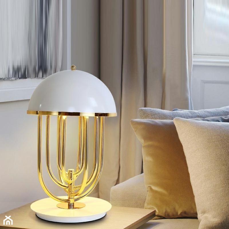 Lampa stołowa glamour BOTTEGA w stylu art deco - zdjęcie od IdealMeble.pl - Homebook