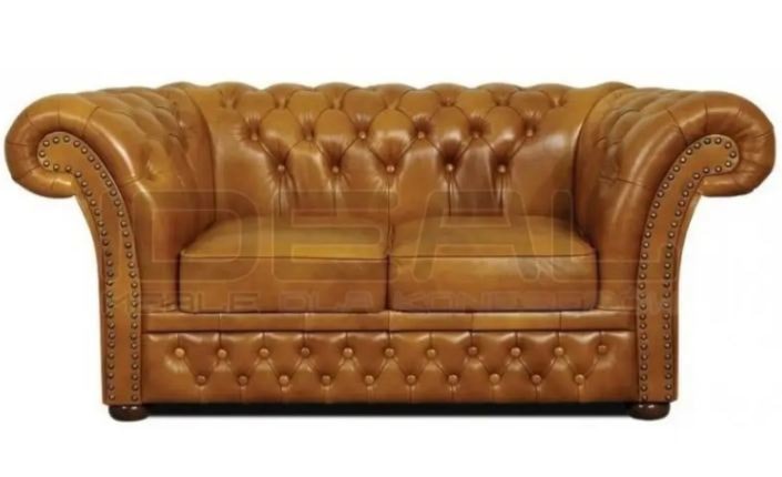 SOFA CHESTERFIELD WINCHESTER SKÓRA 2 OS. - zdjęcie od IdealMeble.pl - Homebook