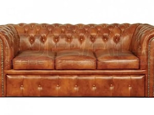 SOFA CHESTERFIELD CLASSIC SKÓRA PLUS ROZKŁADANA 3 OS. - zdjęcie od IdealMeble.pl