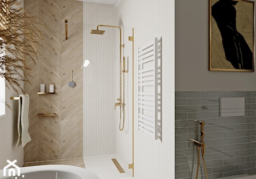 Projekt wnętrz łazienki - zdjęcie od Pracownia House Style Anna Nowak