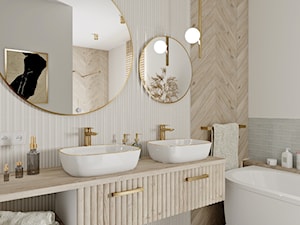 Projekt wnętrz łazienki - zdjęcie od Pracownia House Style Anna Nowak