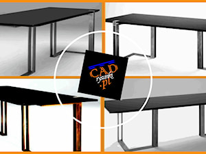 Biurka w stylu nowoczesny loft - zdjęcie od CADrysunki.pl loft meble industrialne w nowej odsłonie pod wymiar.