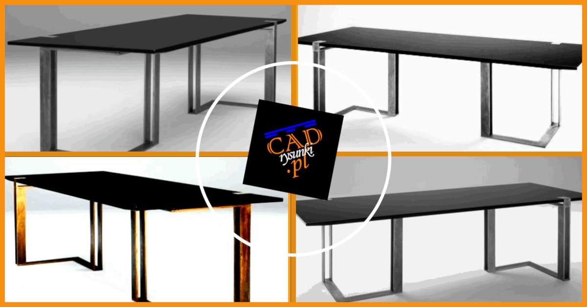 Biurka w stylu nowoczesny loft - zdjęcie od CADrysunki.pl loft meble industrialne w nowej odsłonie pod wymiar. - Homebook