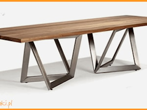 Stół z pochylonymi kwadratowymi nogami - zdjęcie od CADrysunki.pl loft meble industrialne w nowej odsłonie pod wymiar.