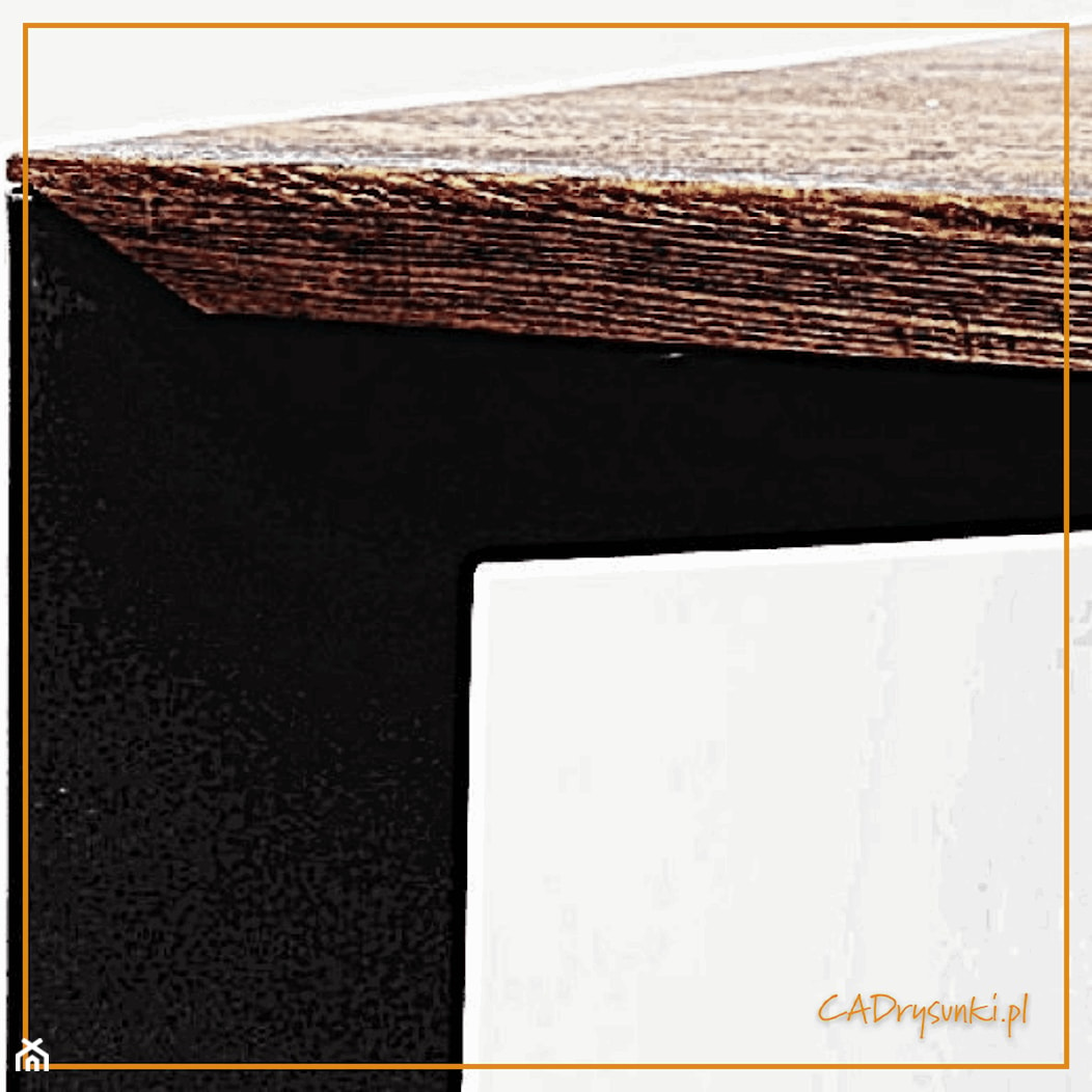 Stół z drewna i stali - zdjęcie od CADrysunki.pl loft meble industrialne w nowej odsłonie pod wymiar. - Homebook