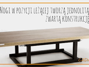 Stolik drewniany składany typu ogrodowego - zdjęcie od CADrysunki.pl loft meble industrialne w nowej odsłonie pod wymiar.
