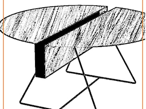 Stół okrągły ze schowkiem w blacie - zdjęcie od CADrysunki.pl loft meble industrialne w nowej odsłonie pod wymiar.