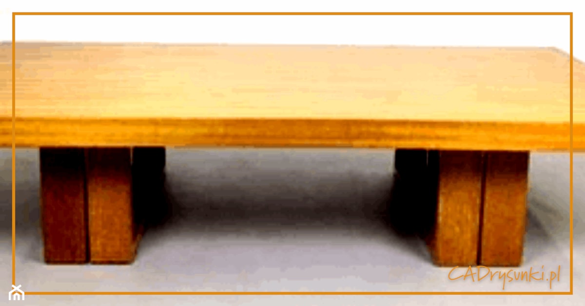 Stolik drewniany dla małych dzieci - zdjęcie od CADrysunki.pl loft meble industrialne w nowej odsłonie pod wymiar. - Homebook