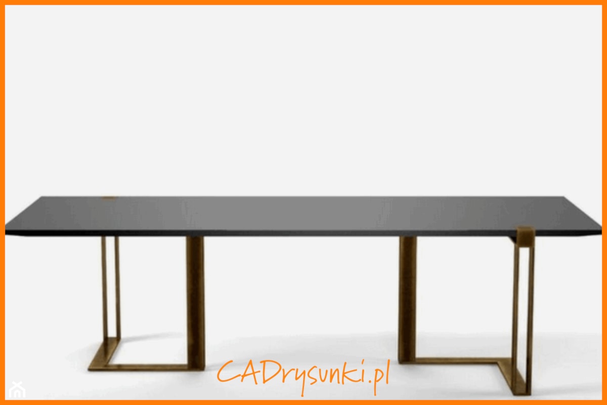 Biurko i stół konferencyjny - zdjęcie od CADrysunki.pl loft meble industrialne w nowej odsłonie pod wymiar. - Homebook