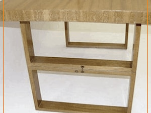 Stół z chowanymi nogami - zdjęcie od CADrysunki.pl loft meble industrialne w nowej odsłonie pod wymiar.
