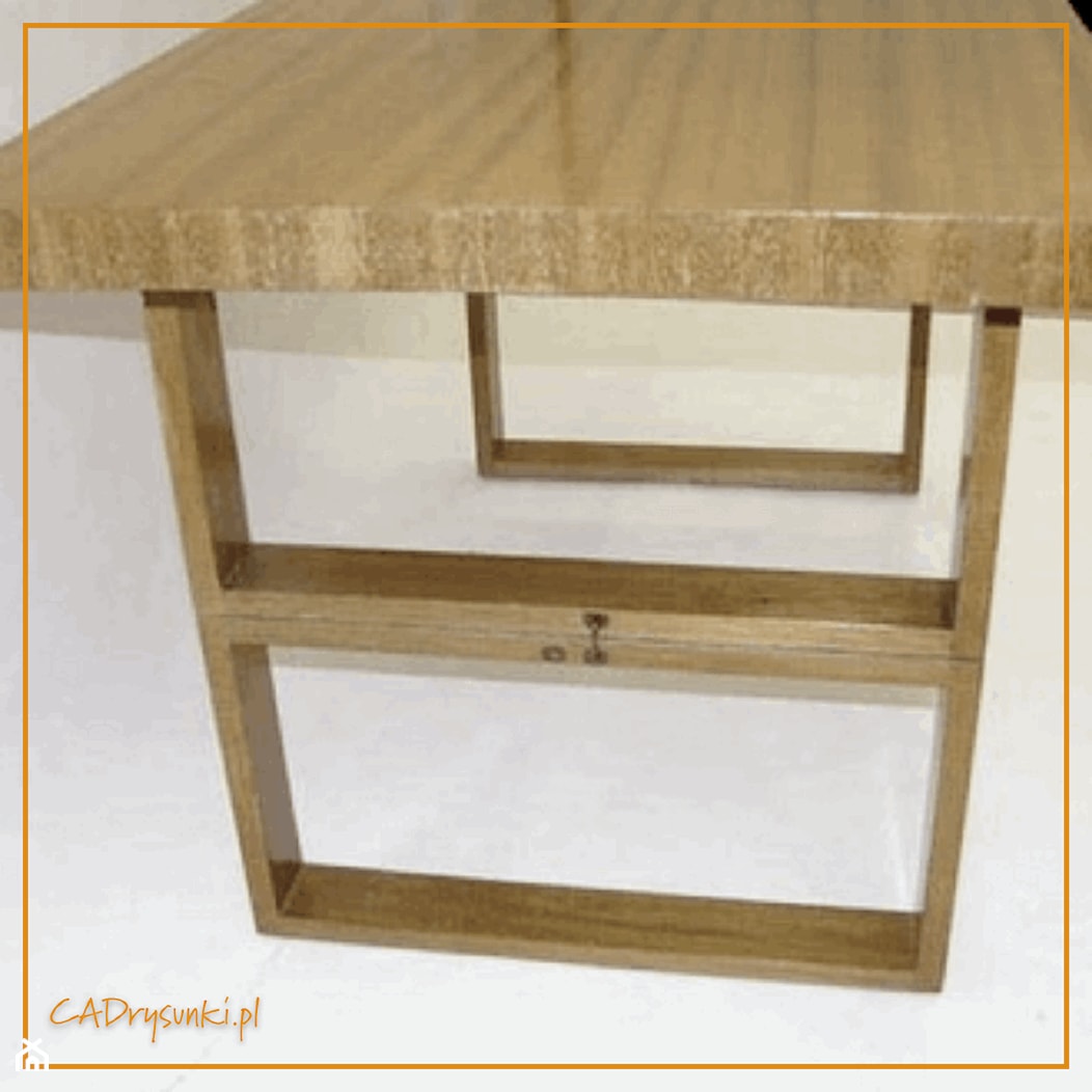 Stół z chowanymi nogami - zdjęcie od CADrysunki.pl loft meble industrialne w nowej odsłonie pod wymiar. - Homebook