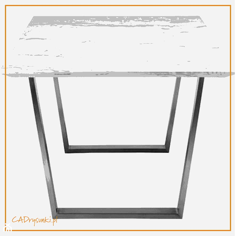Stół marmurkowy do jadalni - zdjęcie od CADrysunki.pl loft meble industrialne w nowej odsłonie pod wymiar.