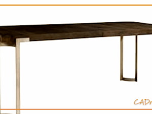 Stół z zaokrąglonymi nogami - zdjęcie od CADrysunki.pl loft meble industrialne w nowej odsłonie pod wymiar.
