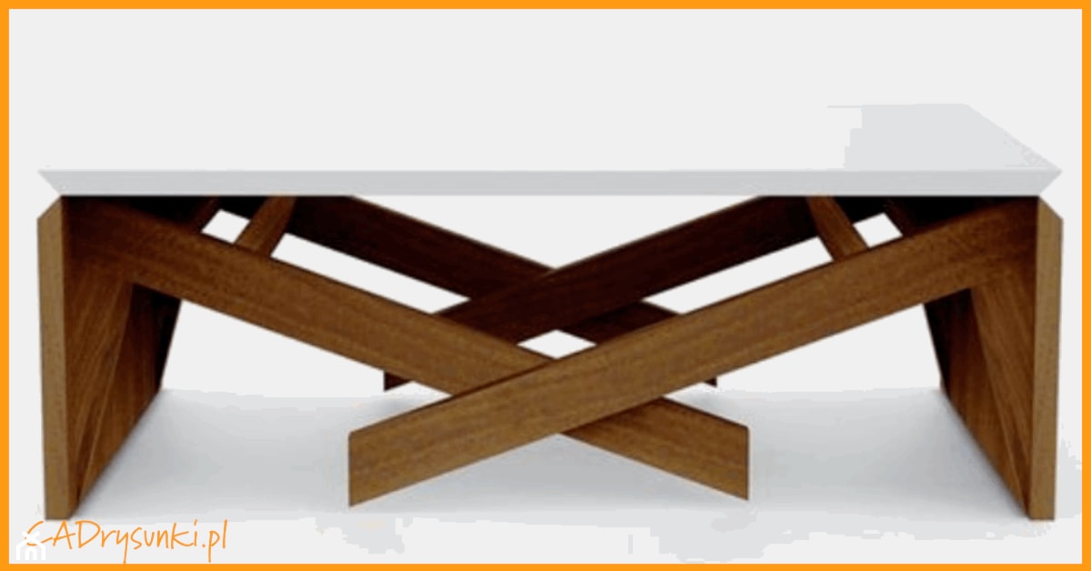 Stolik składany/rozkładany wielosezonowy - zdjęcie od CADrysunki.pl loft meble industrialne w nowej odsłonie pod wymiar. - Homebook