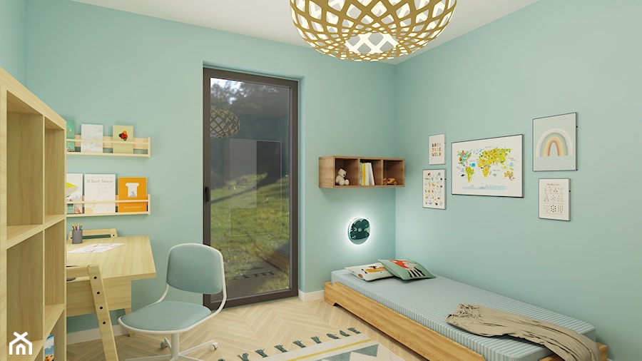 Blue pokój 5-letniego chłopca - zdjęcie od Kids' Space Concept