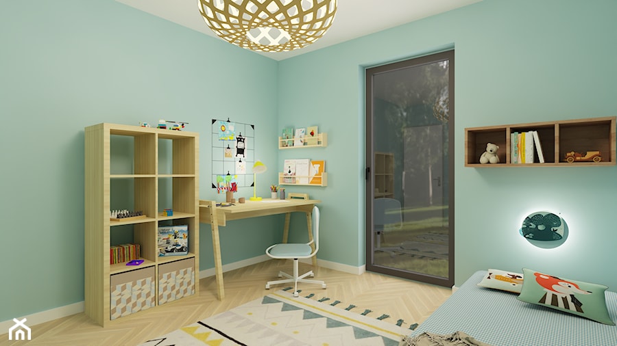 Blue pokój 5-letniego chłopca - zdjęcie od Kids' Space Concept