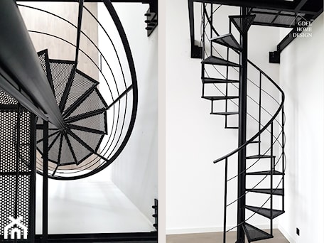 Aranżacje wnętrz - Schody: Loftowe schody spiralne GDEL - GDEL Home Design. Przeglądaj, dodawaj i zapisuj najlepsze zdjęcia, pomysły i inspiracje designerskie. W bazie mamy już prawie milion fotografii!