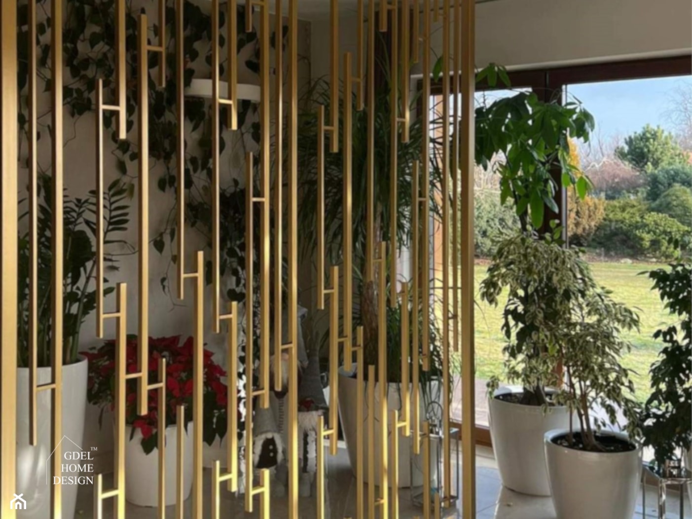 Panel ażurowy złoty - zdjęcie od GDEL Home Design - Homebook
