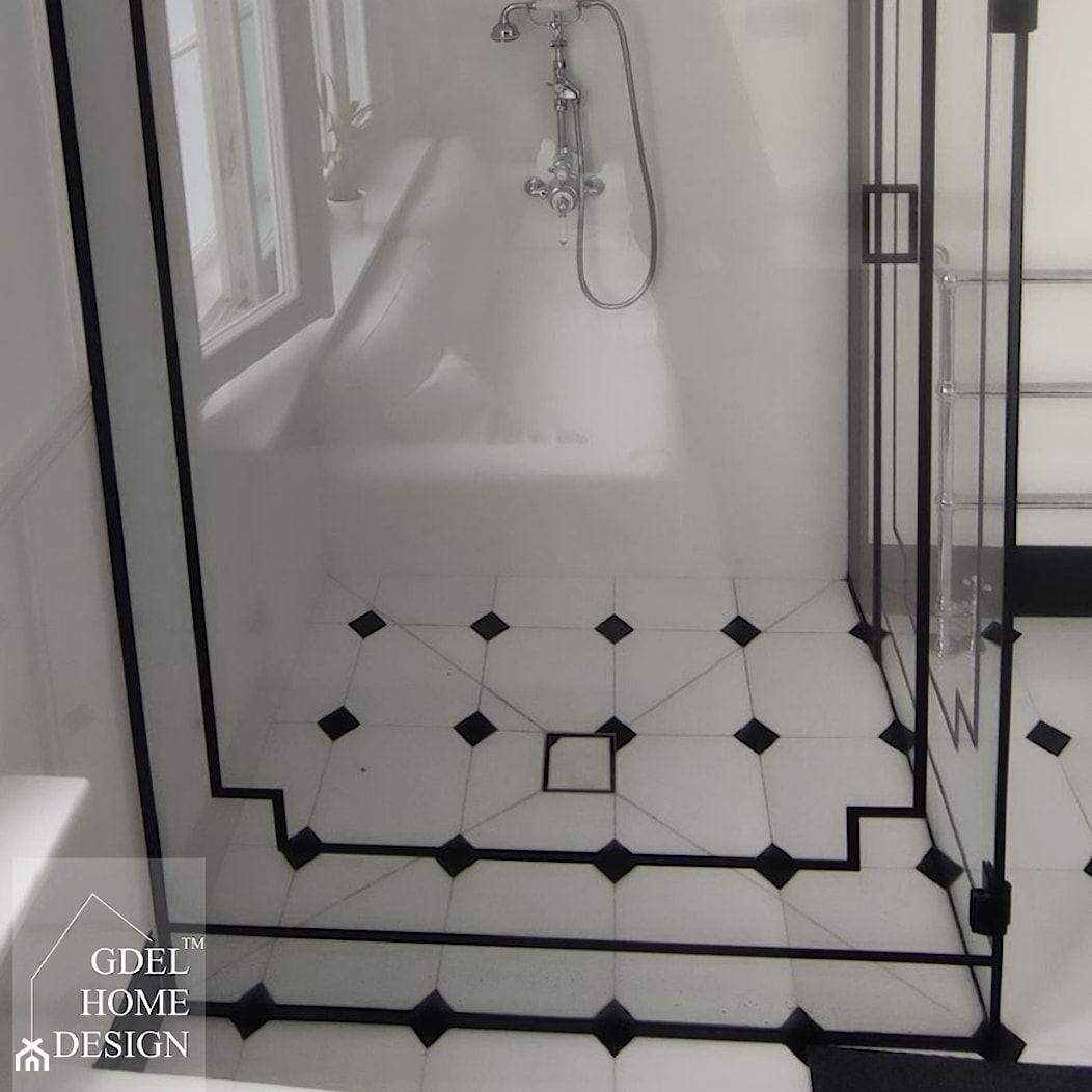 Kabina prysznicowa narożna na wymiar GDEL Home Design - zdjęcie od GDEL Home Design - Homebook