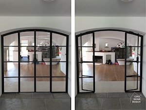 Loftowe drzwi z łukiem - zdjęcie od GDEL Home Design
