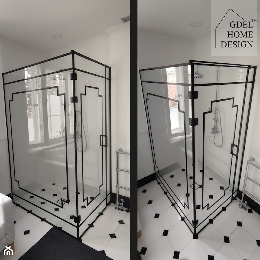 Kabina prysznicowa narożna na wymiar GDEL Home Design - zdjęcie od GDEL Home Design