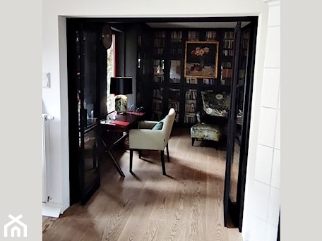 Aranżacje wnętrz - Biuro: Nowoczesne drzwi harmonijkowe: elegancja loftowego stylu. - GDEL Home Design. Przeglądaj, dodawaj i zapisuj najlepsze zdjęcia, pomysły i inspiracje designerskie. W bazie mamy już prawie milion fotografii!