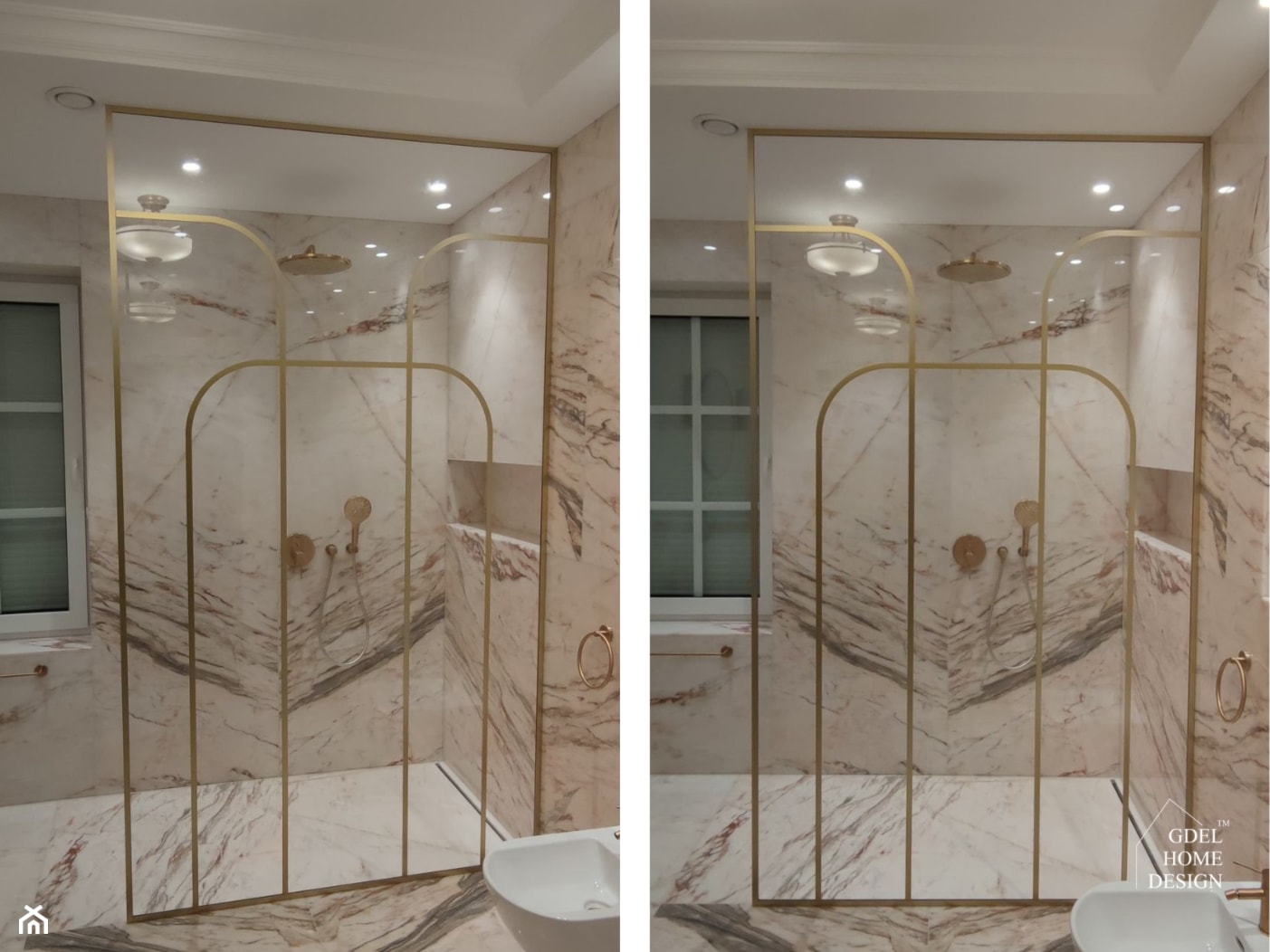 Elegancka ścianka prysznicowa - zdjęcie od GDEL Home Design - Homebook