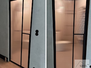 Jednoskrzydłowe drzwi loftowe GDEL Home Design - zdjęcie od GDEL Home Design