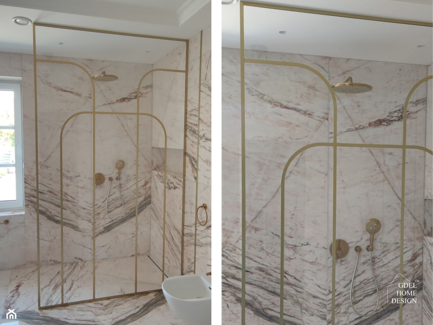 Elegancka ścianka prysznicowa - zdjęcie od GDEL Home Design - Homebook