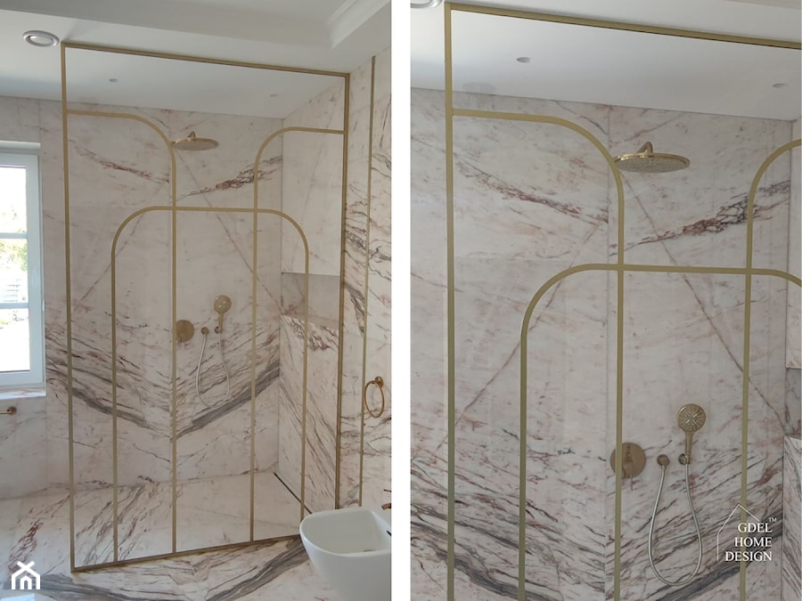 Elegancka ścianka prysznicowa - zdjęcie od GDEL Home Design