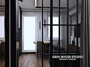 POKÓJ DZIENNY W STYLU SOFT LOFT - Salon, styl industrialny - zdjęcie od GRIN HOUSE STUDIO