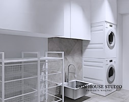 Pomieszczenie w mieszkaniu przeznaczone na pralnię. - zdjęcie od GRIN HOUSE STUDIO - Homebook