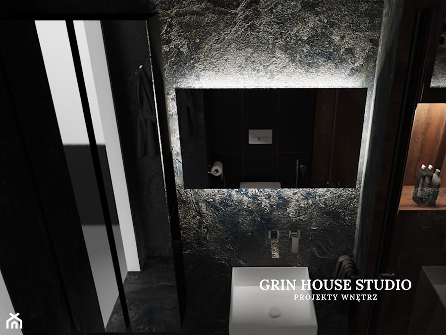 APARTAMENT W CZERNI - Garderoba, styl minimalistyczny - zdjęcie od GRIN HOUSE STUDIO