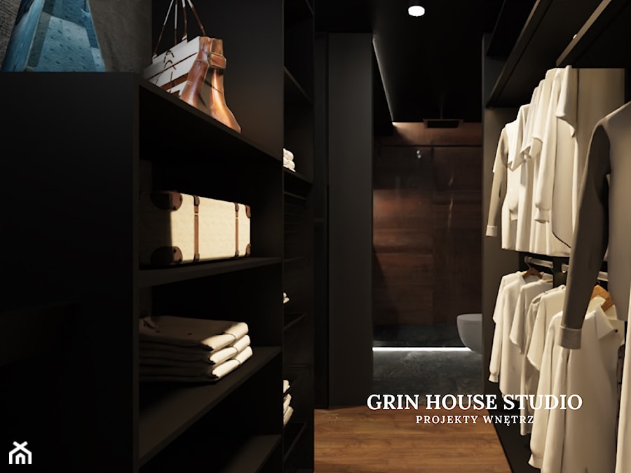 APARTAMENT W CZERNI - Garderoba, styl minimalistyczny - zdjęcie od GRIN HOUSE STUDIO