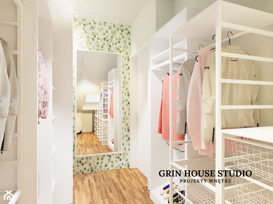 GARDEROBA NASTOLATKI - Garderoba, styl nowoczesny - zdjęcie od GRIN HOUSE STUDIO