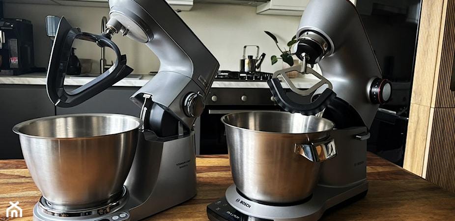 Najlepszy robot planetarny z wagą? Testujemy roboty Kenwood Titanium Chef Baker XL KVL85.594SI i Bosch MUM9BX5S65