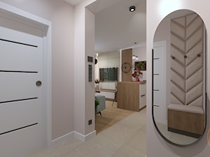 Mieszkanie w wersji kobiecej 38m² - Hol / przedpokój, styl nowoczesny - zdjęcie od Pro InvestiQan