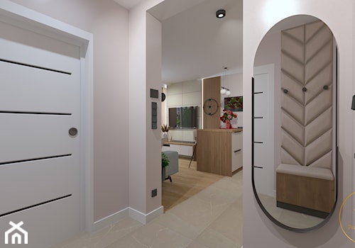Mieszkanie w wersji kobiecej 38m² - Hol / przedpokój, styl nowoczesny - zdjęcie od Pro InvestiQan