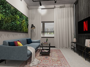 Mieszkanie w kamienicy 35m² - Salon, styl industrialny - zdjęcie od Pro InvestiQan