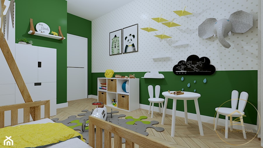 Pokój chłopca 13m² - Pokój dziecka - zdjęcie od Pro InvestiQan