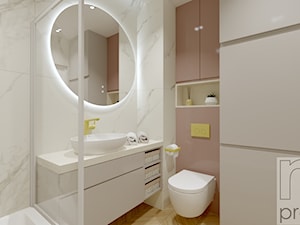 Mieszkanie w kobiecej wersji 54m² - Łazienka, styl nowoczesny - zdjęcie od Pro InvestiQan