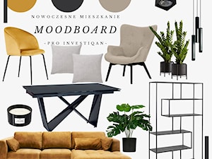 Moodboard - Salon, styl nowoczesny - zdjęcie od Pro InvestiQan