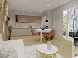 Mieszkanie w kobiecej wersji 54m² - Kuchnia, styl nowoczesny - zdjęcie od Pro InvestiQan