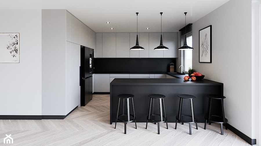 Kitchen 1 - Kuchnia, styl nowoczesny - zdjęcie od YUSH Studio Projektowania Wnętrz